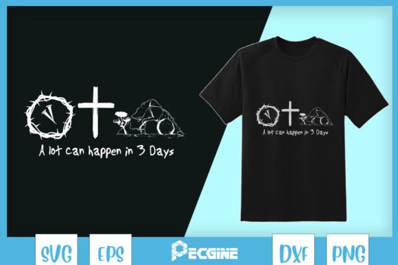 3 Days Miracle Easter Jesus SVG