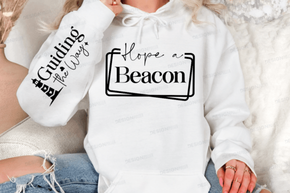 Hope a Beacon Sleeve SVG: A Christian Graphic for T-Shirt Designs and Beyond