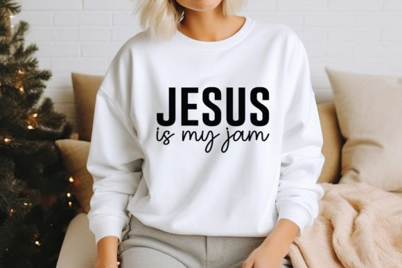 Jesus is My Jam Christian SVG Design for T-Shirt Graphics