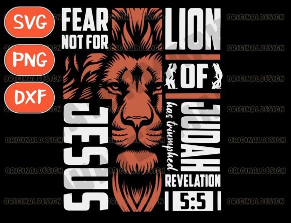 Jesus Lion SVG for T-Shirt Designs & Graphics