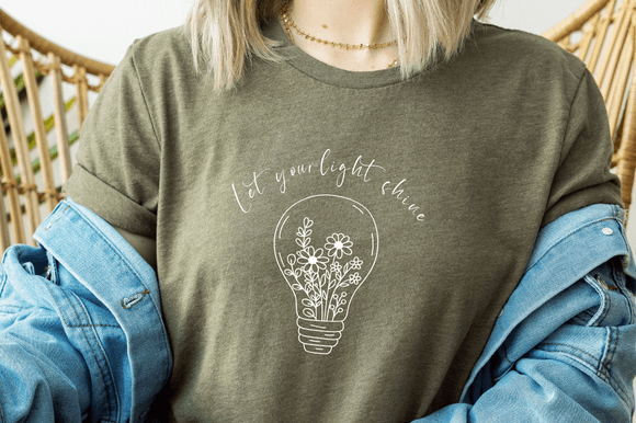Let Your Light Shine SVG: A Christian Graphic for Soulful Branding & T-Shirt Designs