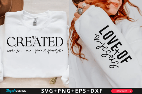 Love of Jesus SVG Sleeve Design – A Versatile Graphic for Faith-Based T-Shirt & Blog Visuals