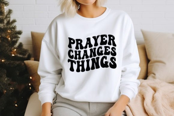 Prayer Changes Things Christian SVG Desi