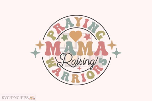 Praying Mama SVG Design: Christian Mama Graphics for T-Shirt Designs