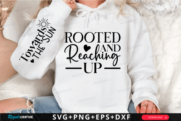 Rooted Reaching Up SVG: A Christian Graphic for Meaningful Branding