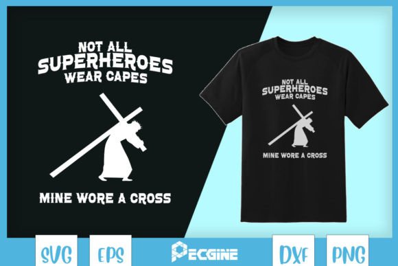 Superheroes Wear Crosses Jesus SVG Review for Real Embroidery Projects